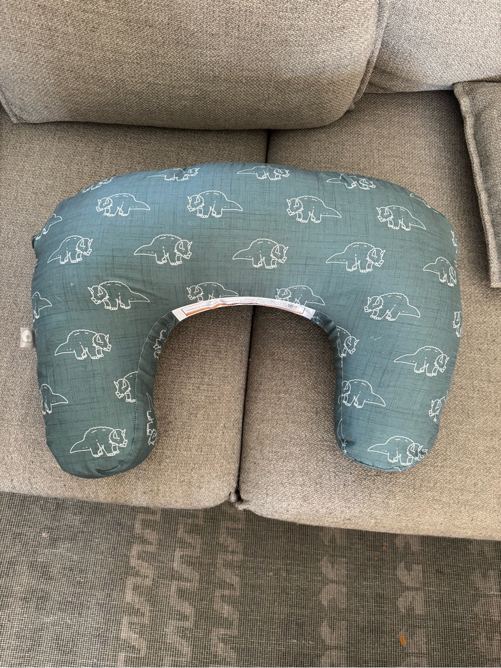 New style ergonomic Boppy nursing pillow